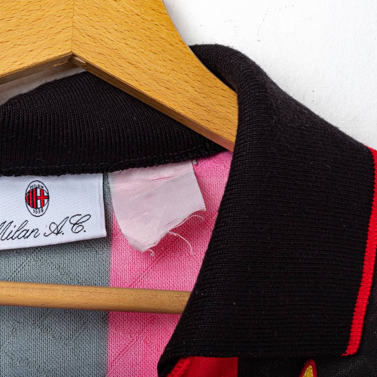 Maglia Home Milan Lotto Opel Maldini 3 1995/1996