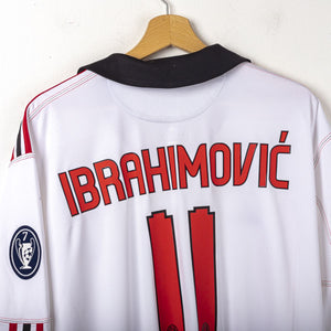 Maglia Milan Away Adidas Ibrahimovic 11 2010/2011 74x61