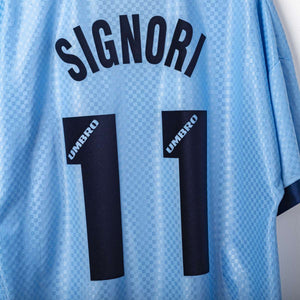 Lazio Umbro Cirio Signori 11 Home Shirt 1996/1997
