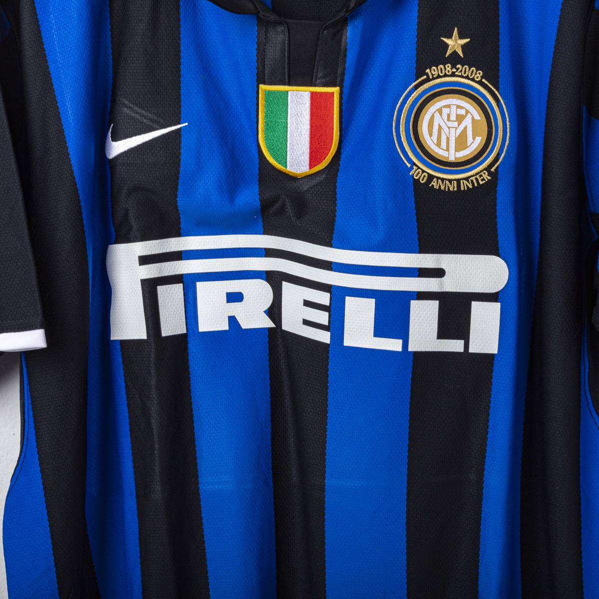 Maglia Home Inter Nike Zanetti 4 2007/2008  79x52