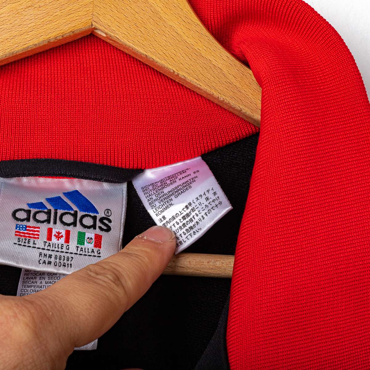 AC Milan Adidas Opel Full Zip Jacket 1999/2000