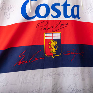 Maglia away genoa errea autografata 2004/2005