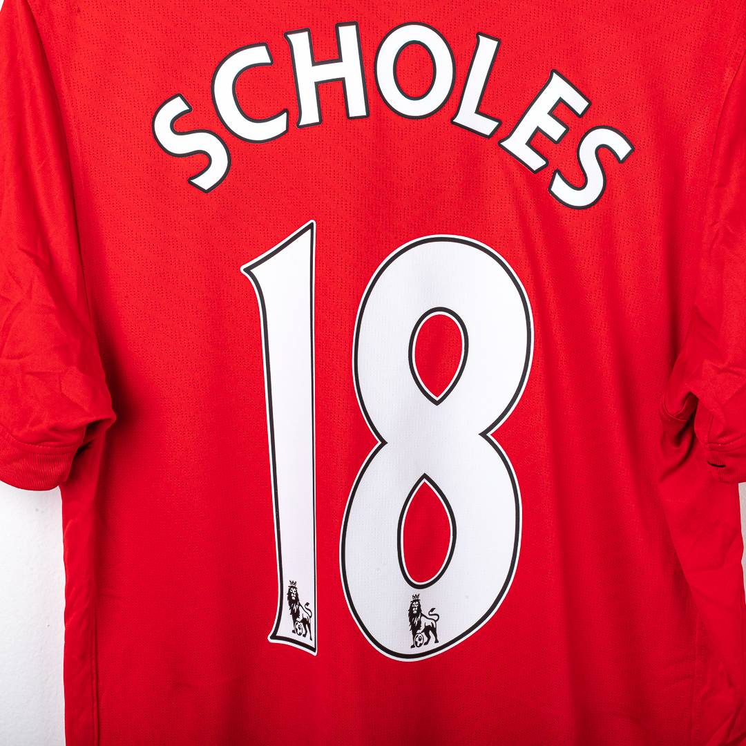 Maglia Home Manchester United Nike Scholes 18 2009/2010
