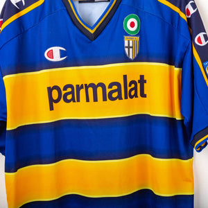 Maglia Home Parma Champion Mutu n20 2002/2003