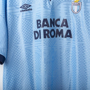 Maglia Home Lazio Umbro Signori 11 Banca di Roma 1995/1996