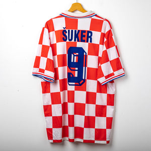 maglia home croazia lotto suker n9 1996