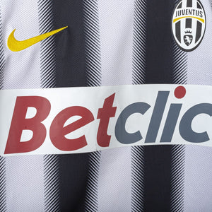 maglia home juventus nike del piero 10 player version 2011/2012