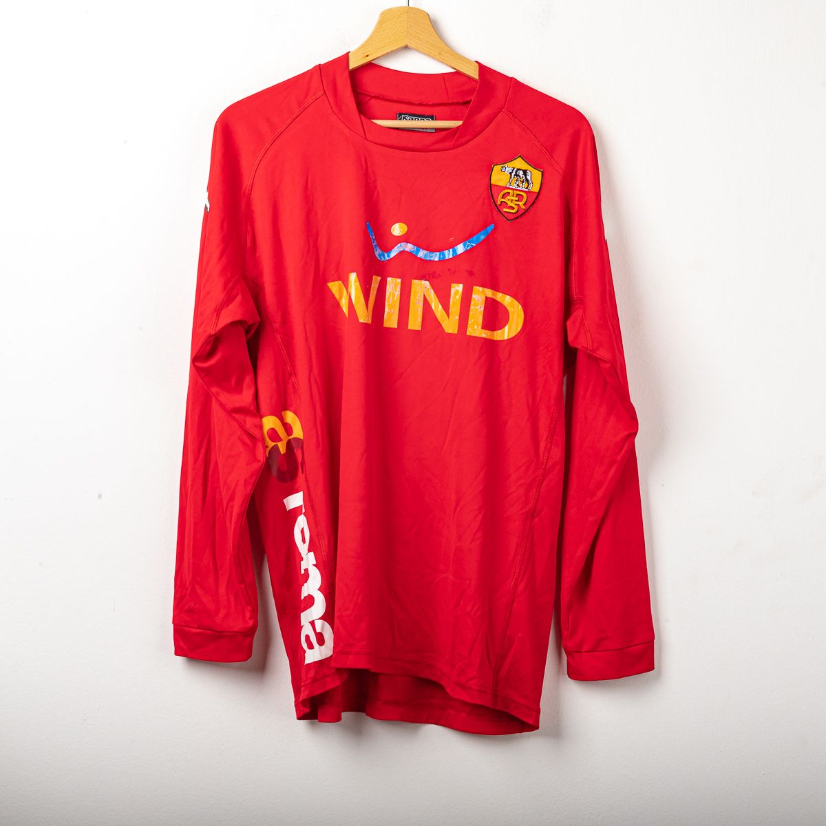 Maglia allenamento Roma Kappa Wind 2007/2008