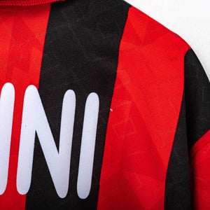 Maglia Home Milan Lotto Opel Maldini 3 1995/1996