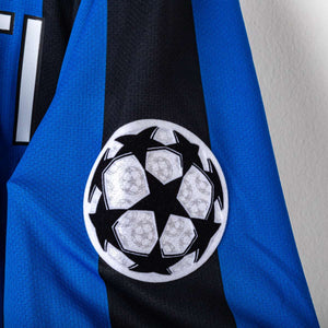 Inter Milan Nike Zanetti 4 UEFA 2009/2010 Home Shirt