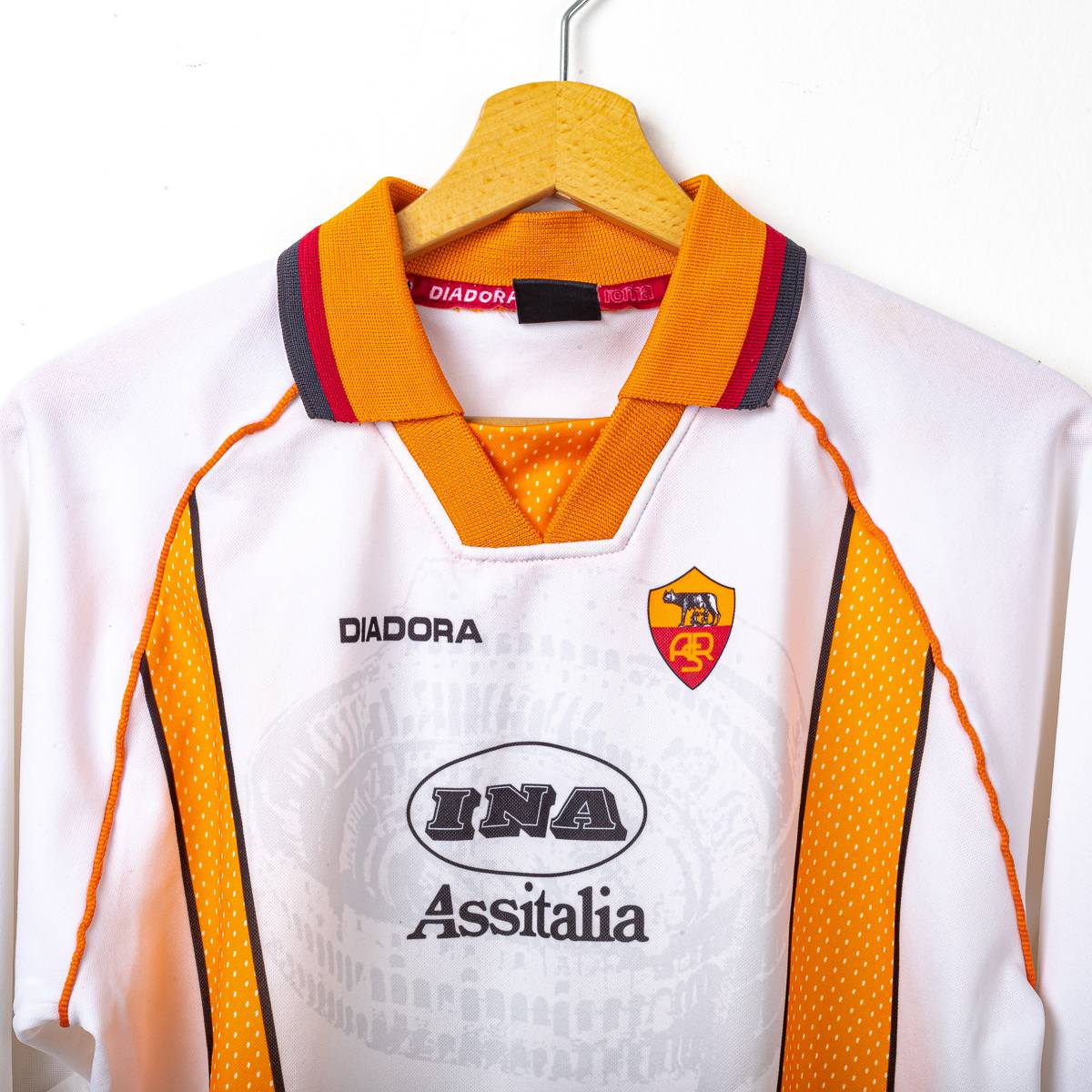 Maglia Away Roma Diadora INA Assitalia ML 1997/1998