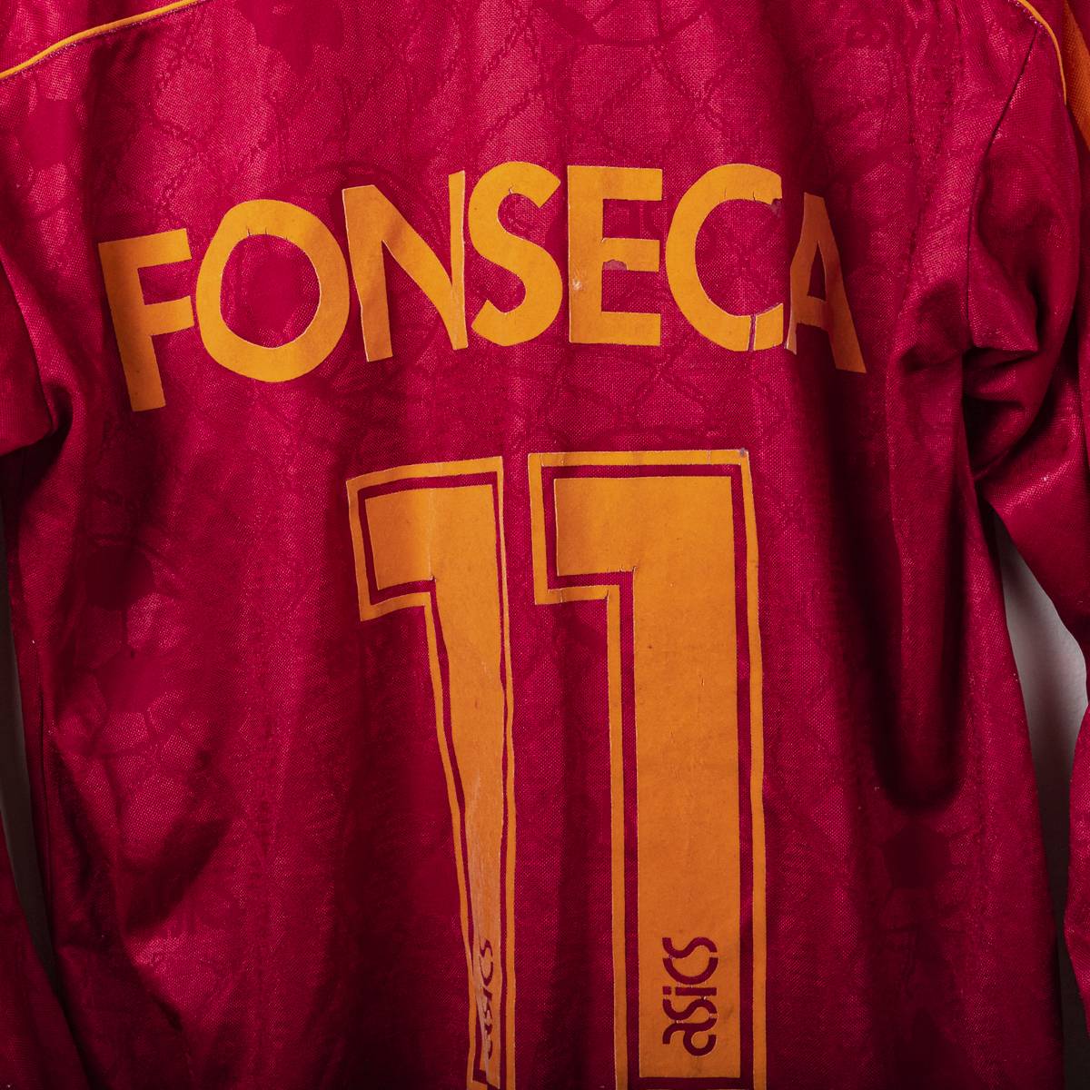Maglia Home Roma Asics Fonseca ML 11 1995/1996 74X57
