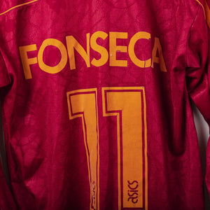 Maglia Home Roma Asics Fonseca ML 11 1995/1996 74X57