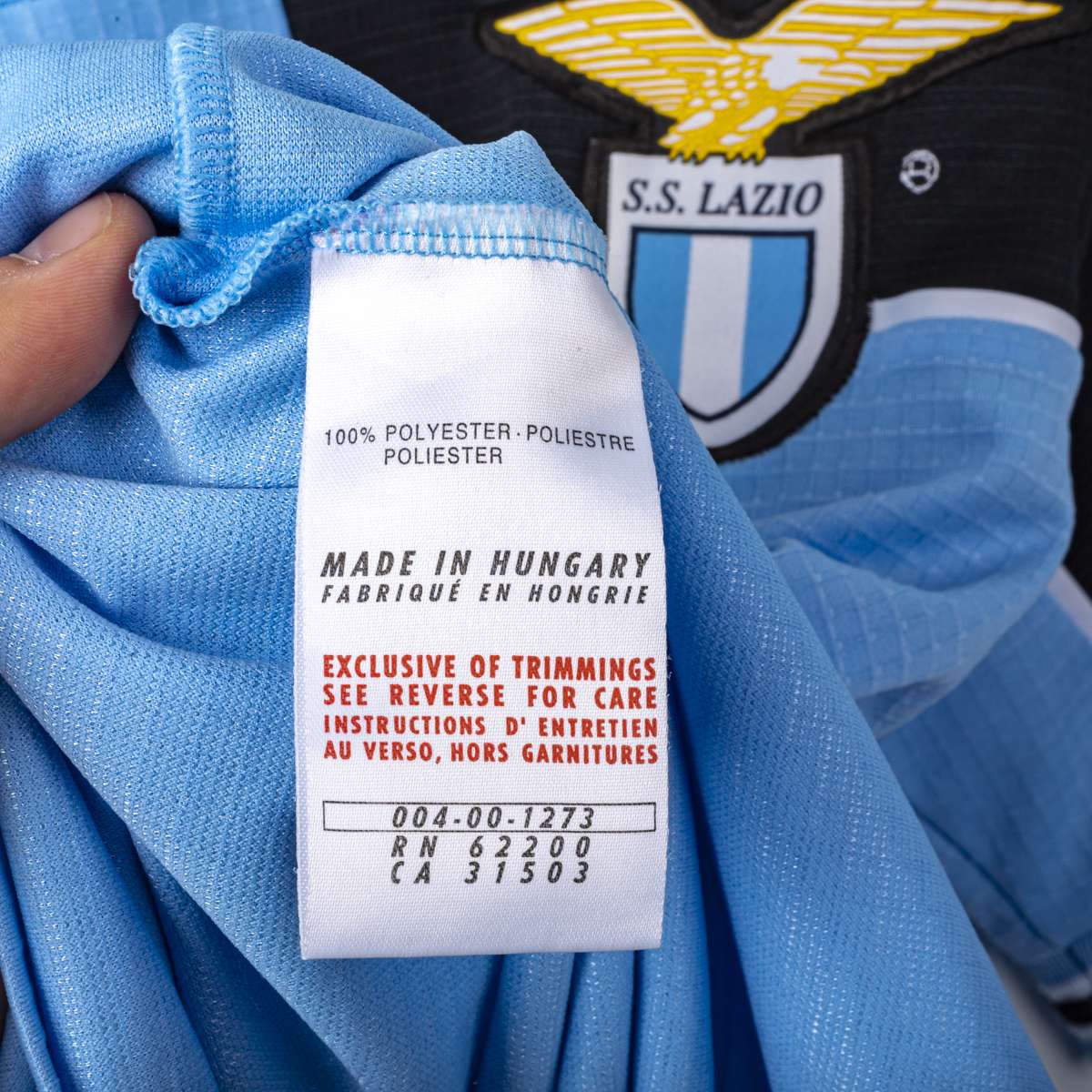 Maglia home lazio puma Nedved 18 1999/2000