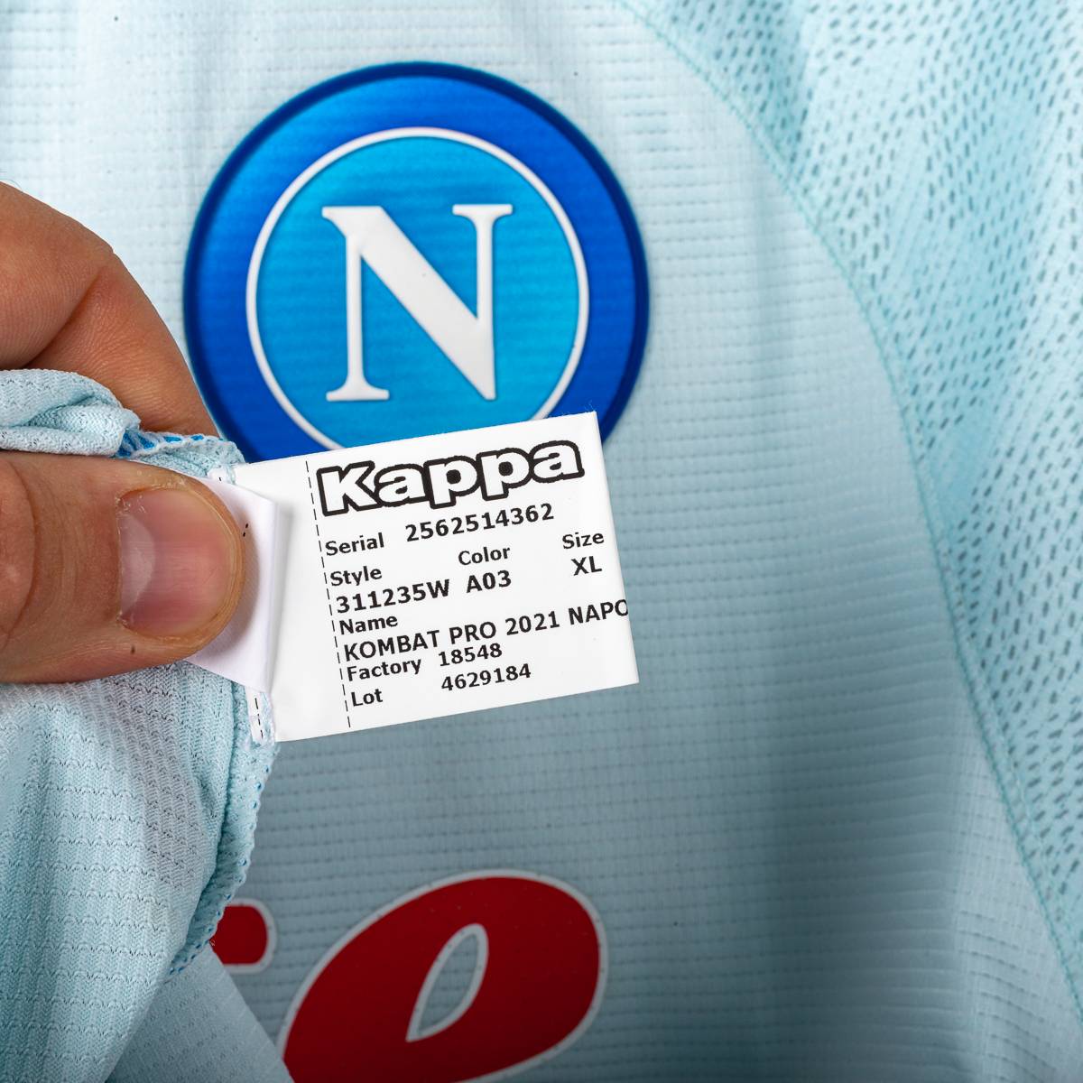 Maglia Napoli Away Kappa Osimhen 9 ml 2020/2021