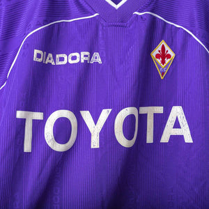 Maglia Home Fiorentina Diadora Nuno Gomes n21 2000/2001