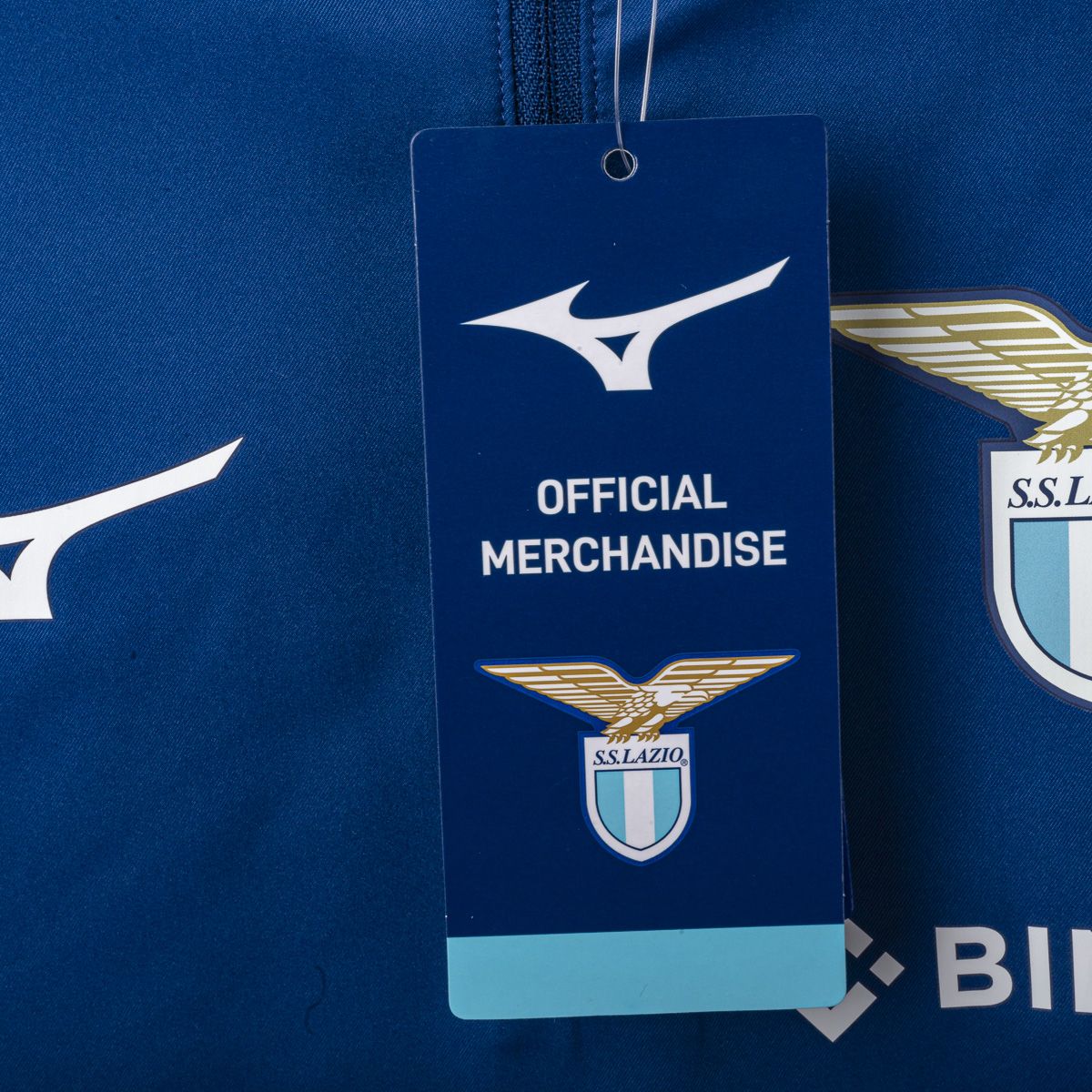 felpa pre gara lazio mizuno blu 2022/2023