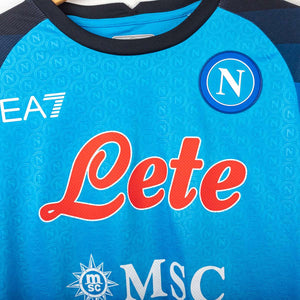 Maglia Home Ssc Napoli Ea7 Di Lorenzo 22 2022/2023