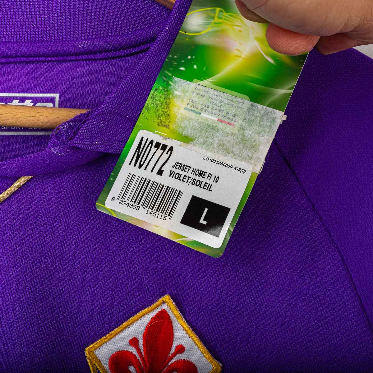 Fiorentina Lotto Jovetić 8 2011/2012 Home Shirt