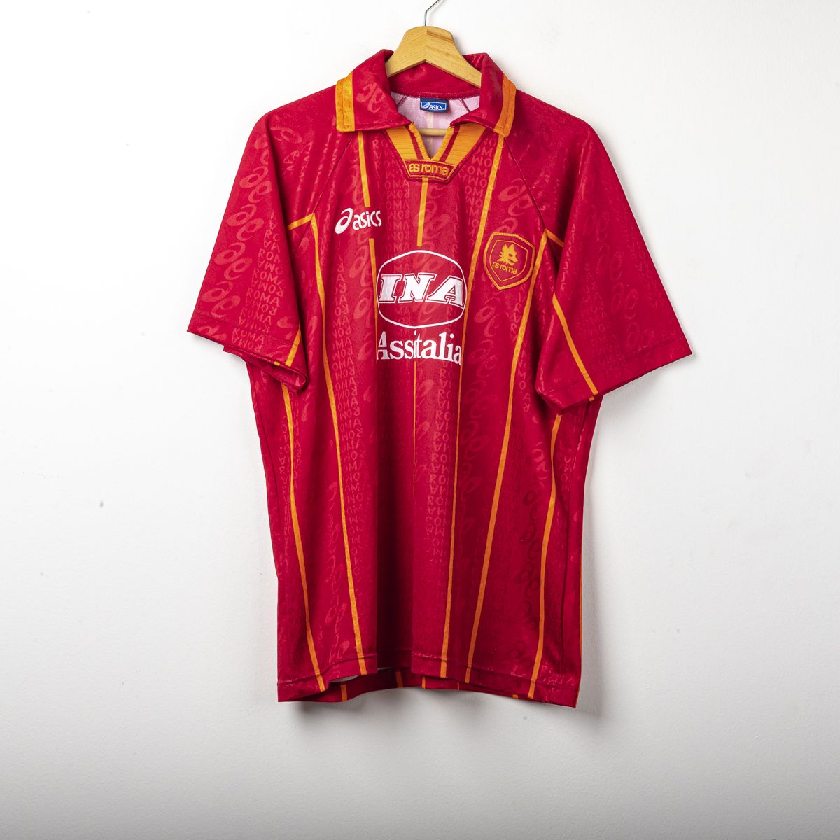 Maglia Home Roma Asics Aldair n6 1996/1997