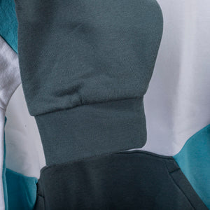Felpa Cappuccio Bianca e Grigia Lazio Mizuno 2025/2026