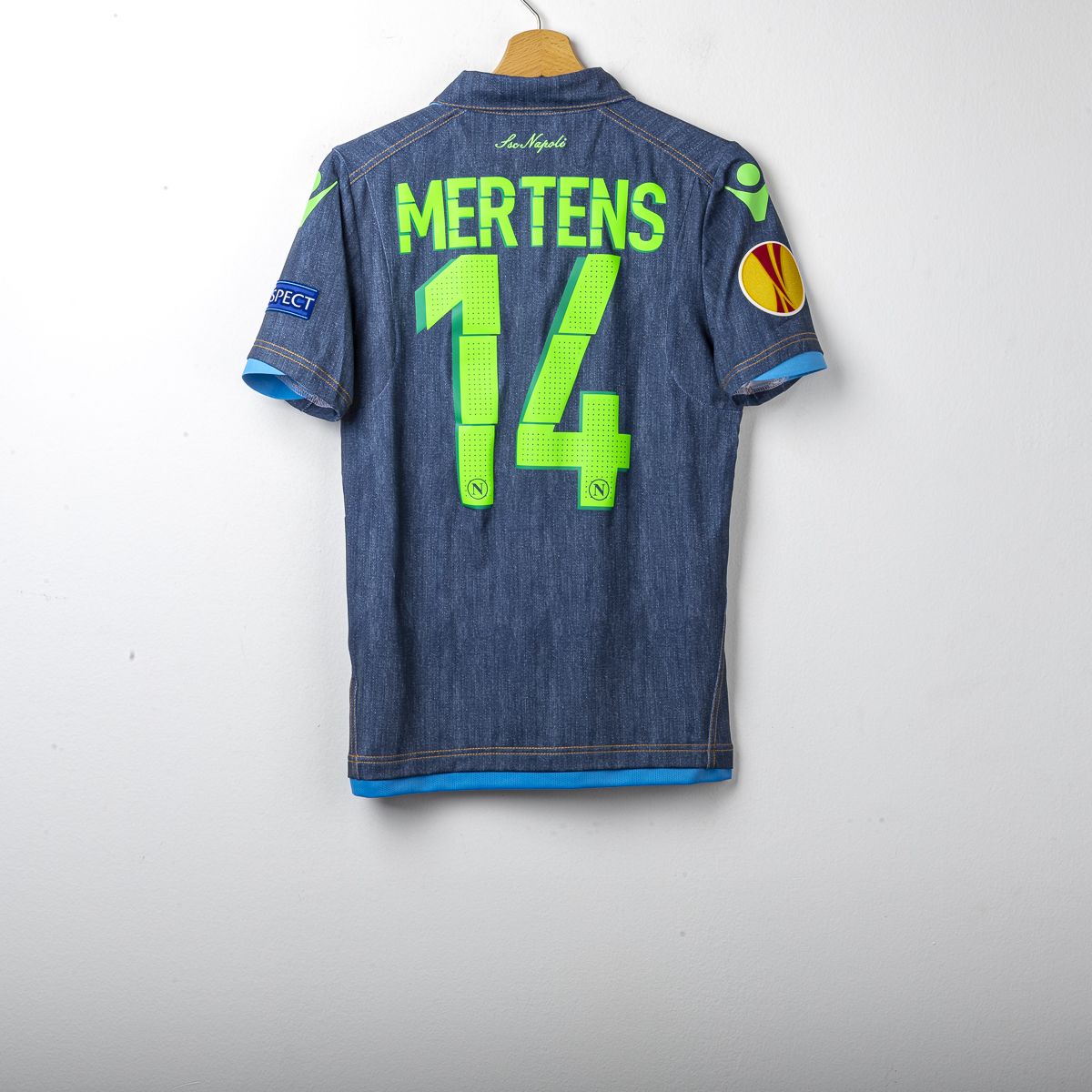 maglia uefa napoli macron mertens 14 2014/2015