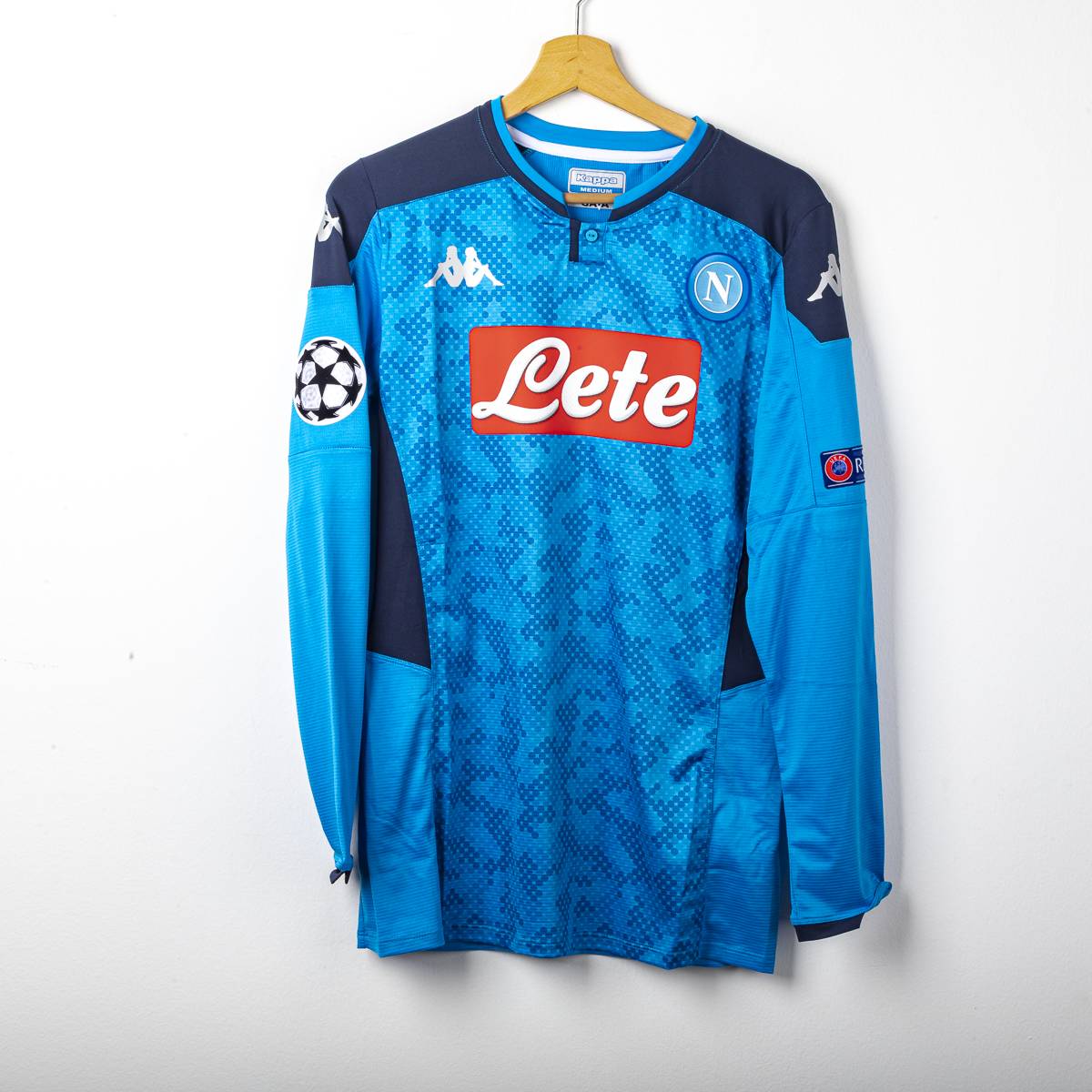 Maglia Home Uefa Napoli Kappa Insigne 24 ml 2019/2020