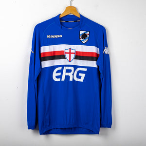 maglia home sampdoria kappa flachi 10 2005/2006