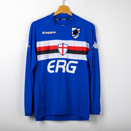 maglia home sampdoria kappa flachi 10 2005/2006