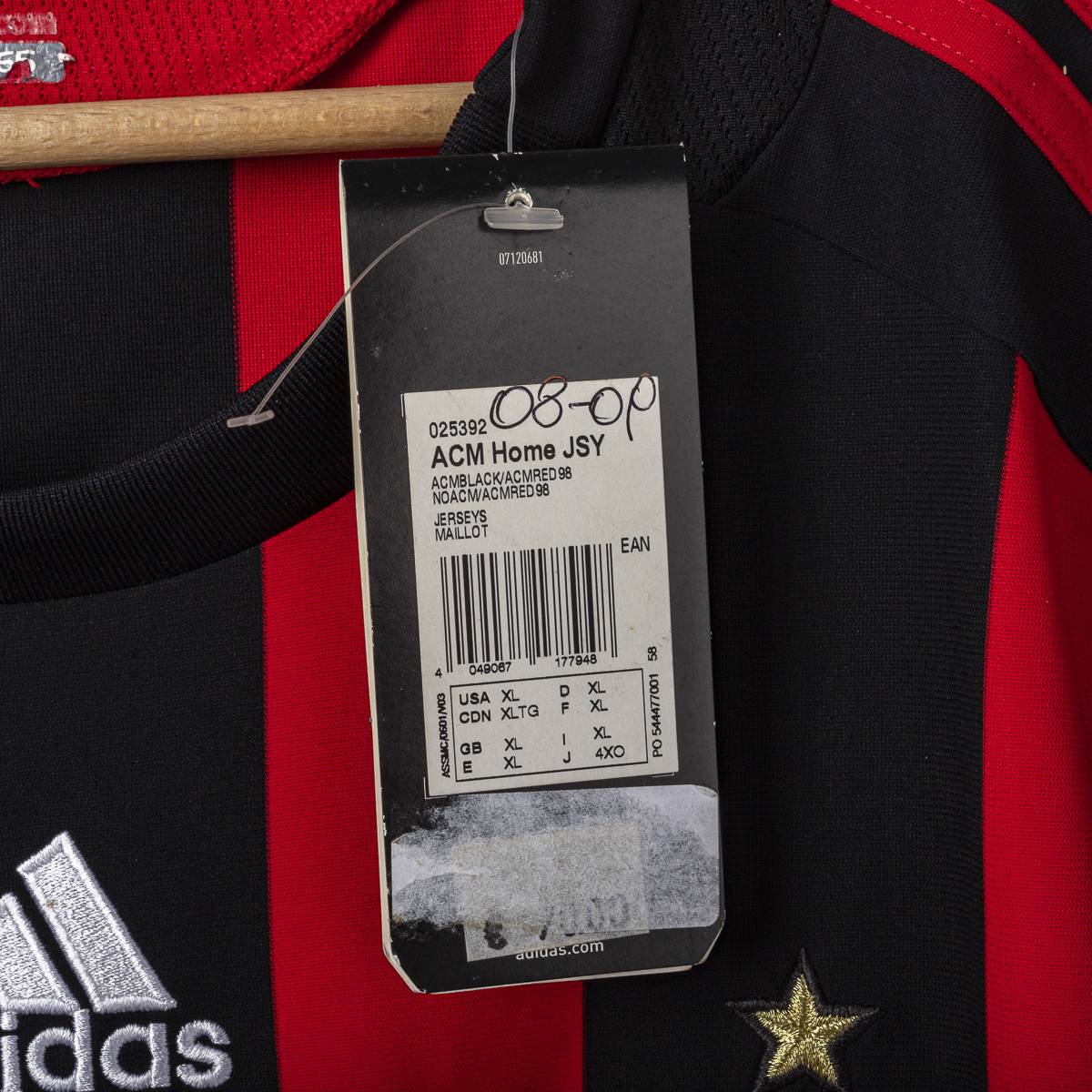 Maglia Home Milan Adidas Ronaldinho n80 2008/2009