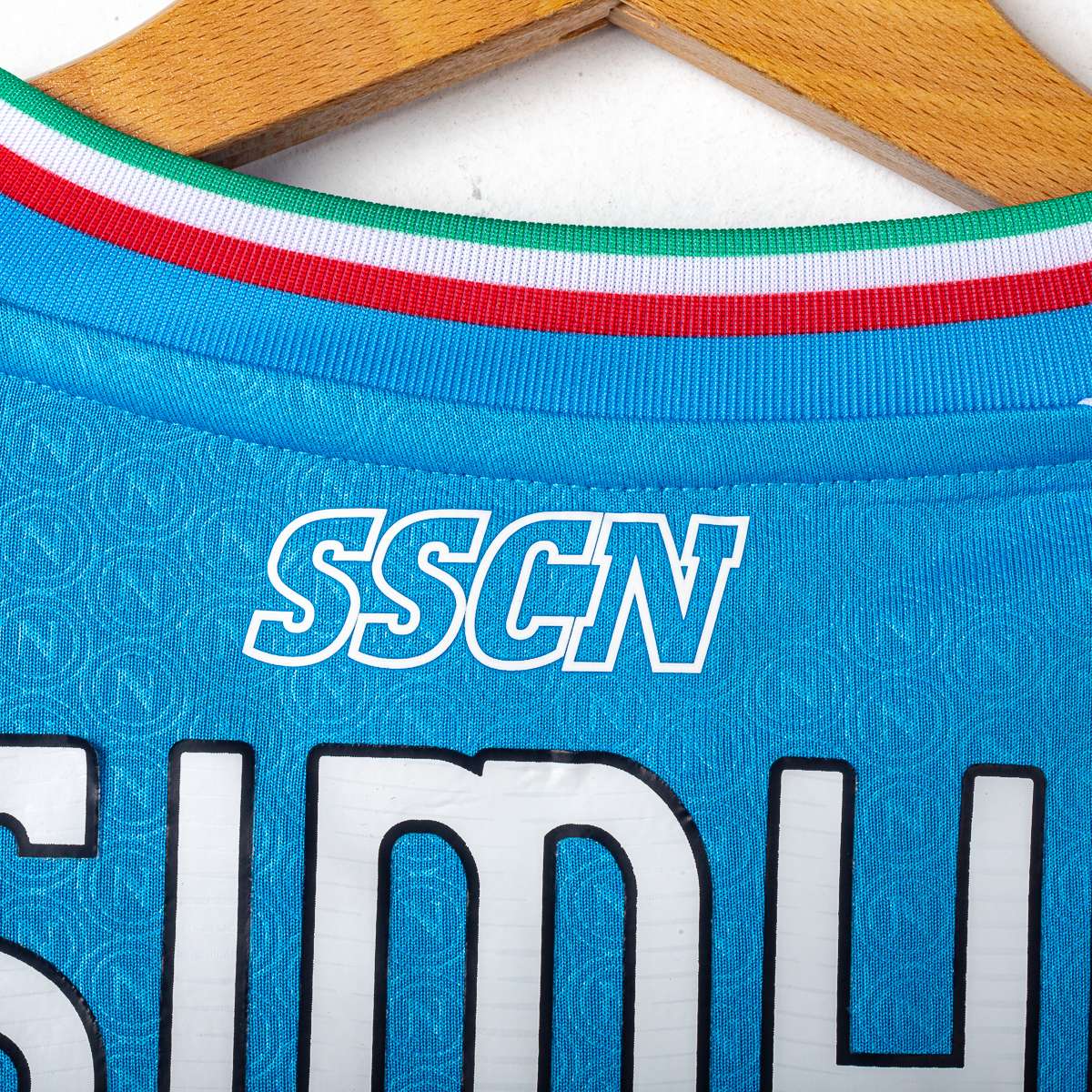 Napoli EA7 Osimhen 9 Signed Home Shirt 2023/2024