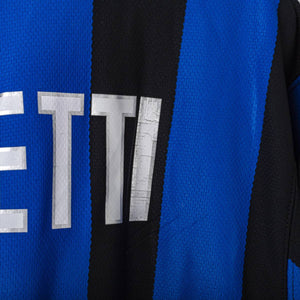 Maglia Home Inter Nike Zanetti 4 2007/2008  79x52