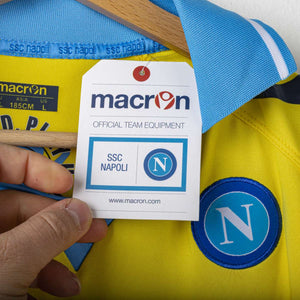 Maglia Third Napoli Macron Lete Cavani 7 UCL 2011/2012