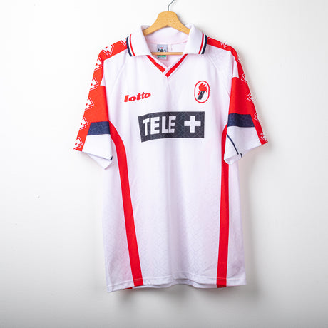 maglia home bari lotto 1999/2000 cassano 18 autografata