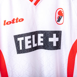 maglia home bari lotto 1999/2000 cassano 18 autografata