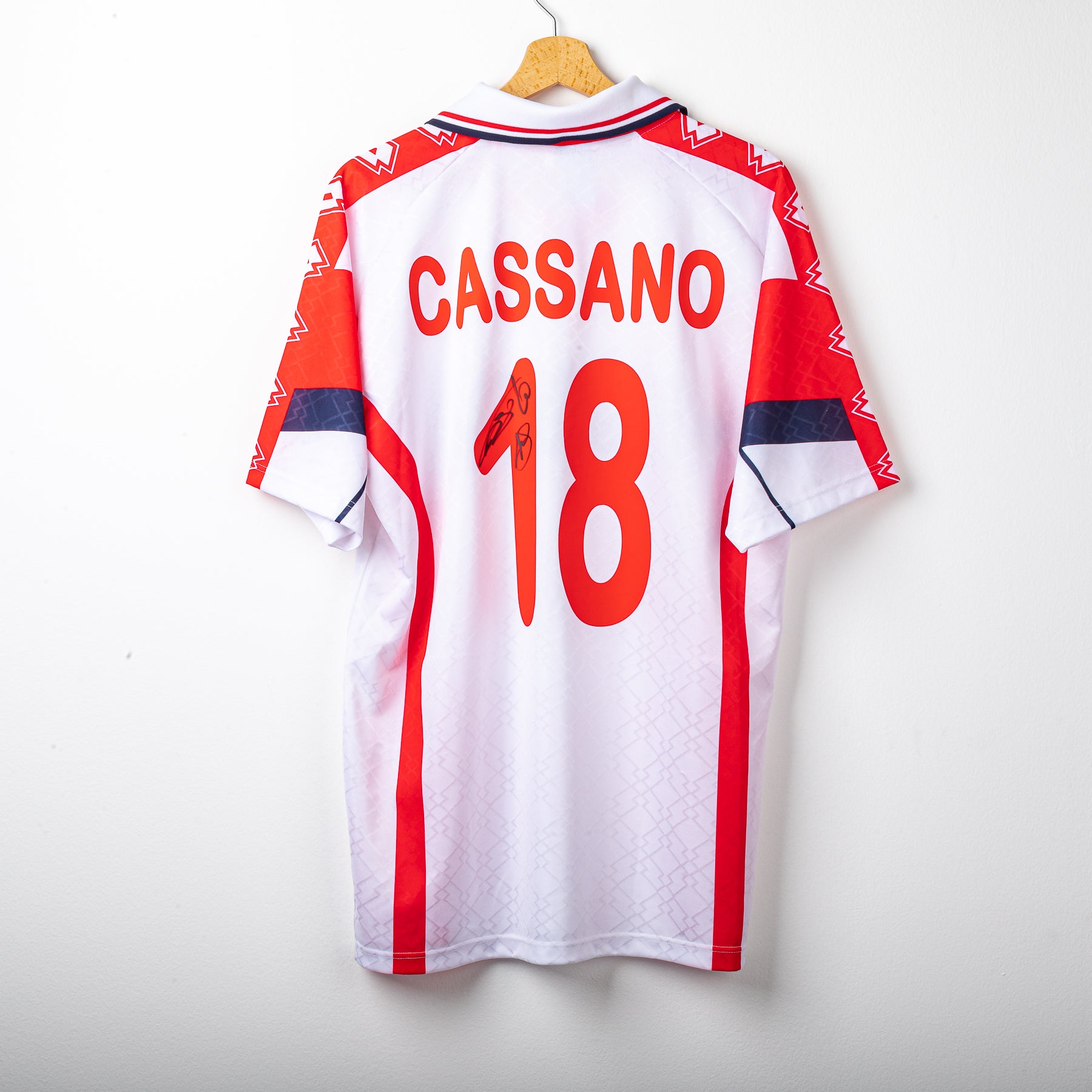1999/2000 Lotto Bari Cassano Home Shirt