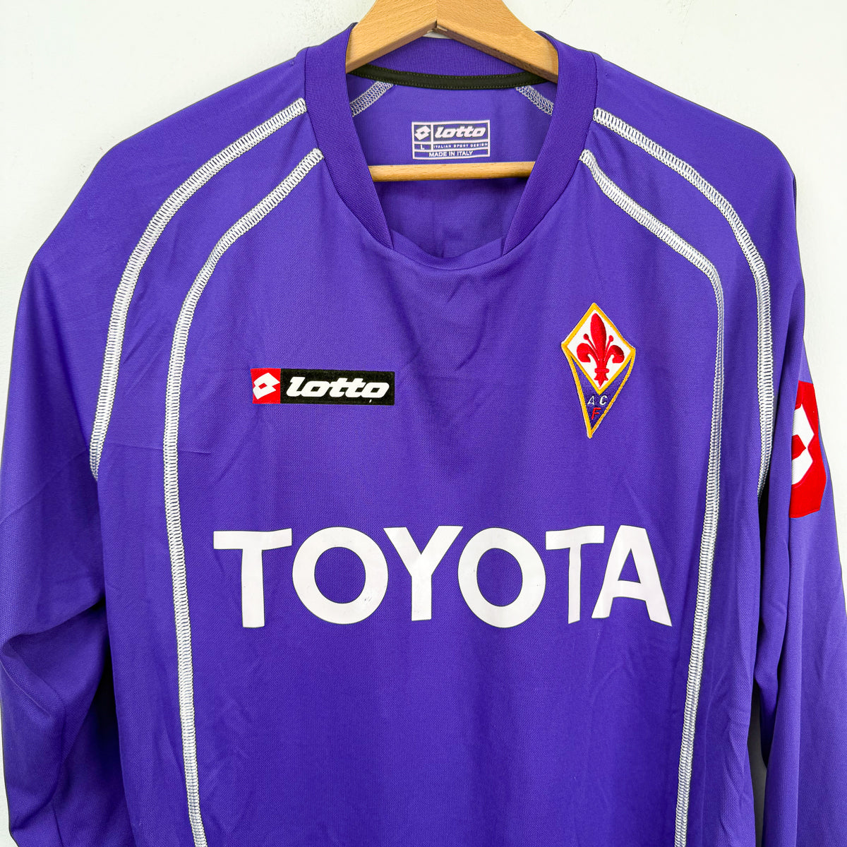 Maglia Home Fiorentina Lotto Toni 30 ML 2005/2006 L