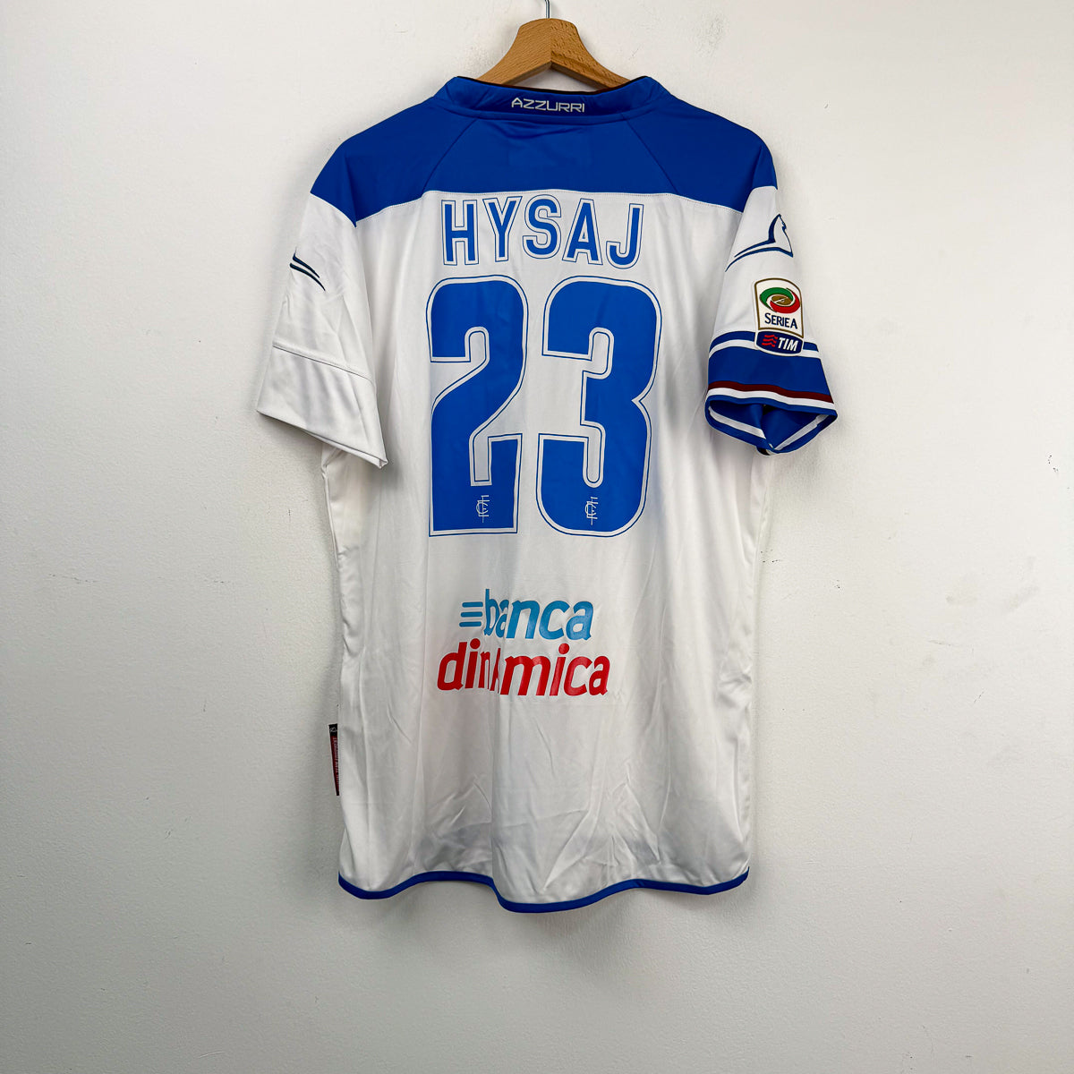 Maglia Away Empoli Royal Hysaj 23 2014/2015 XL