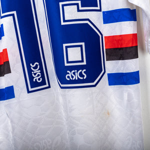 Maglia Away Sampdoria Asics Mihajlovic 16 1995/1996 M