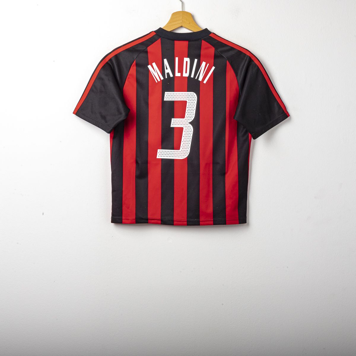 2002/2003 AC Milan Home Junior adidas Maldini Shirt