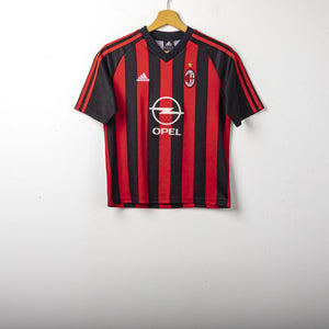 2002/2003 AC Milan Home Junior adidas Maldini Shirt
