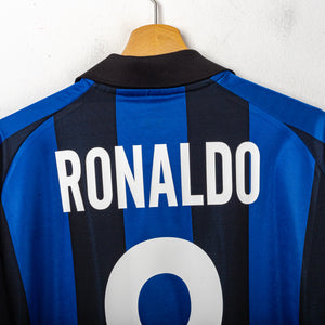 Maglia Home Inter Nike Ronaldo 9 2001/2002 XL