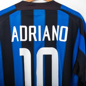 Maglia Home Inter Nike Adriano 10 2003/2004 XL