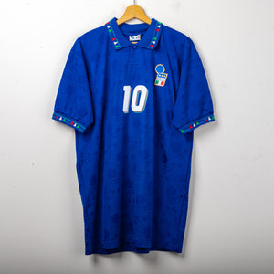 Maglia Home Italia Diadora Baggio 10 Mondiali USA 1994 XL