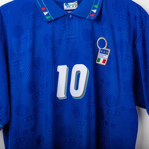Maglia Home Italia Diadora Baggio 10 Mondiali USA 1994 XL
