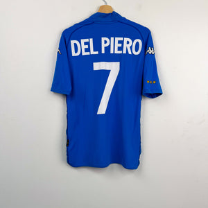 Maglia Home Italia Kappa Del Piero 7 2002 M