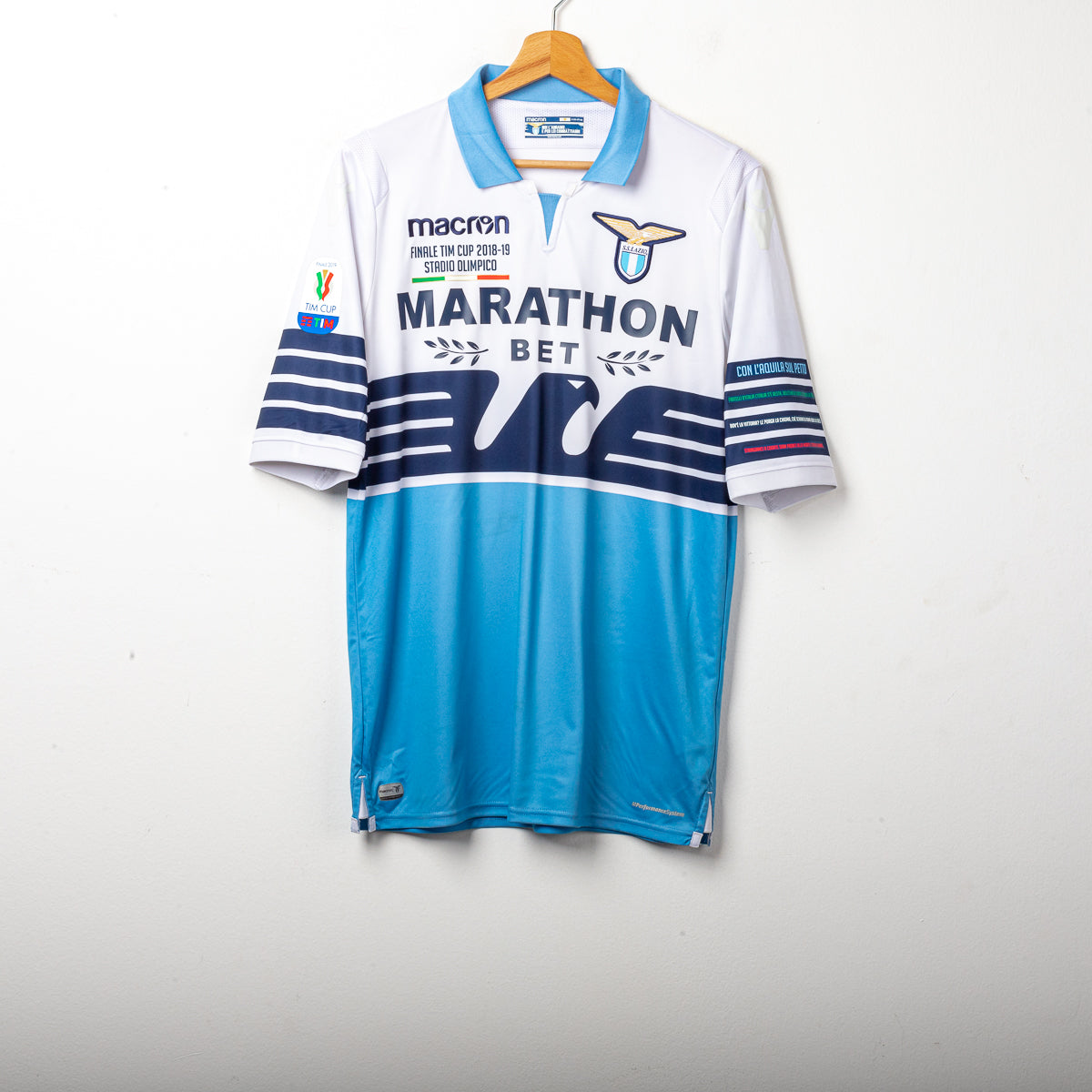 Maglia Home Lazio Macron Finale TIM Cup 2018/2019 M