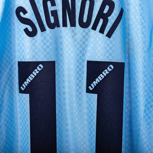Maglia Home Lazio Umbro Signori 11 1996/1997 XL