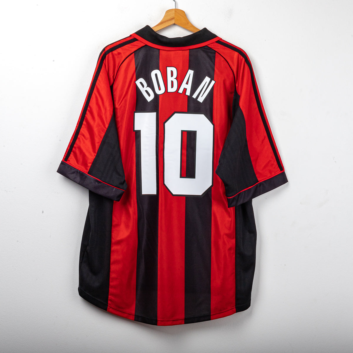 Maglia Home Milan Adidas Boban 10 1998/1999 XL