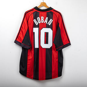 Maglia Home Milan Adidas Boban 10 1998/1999 XL